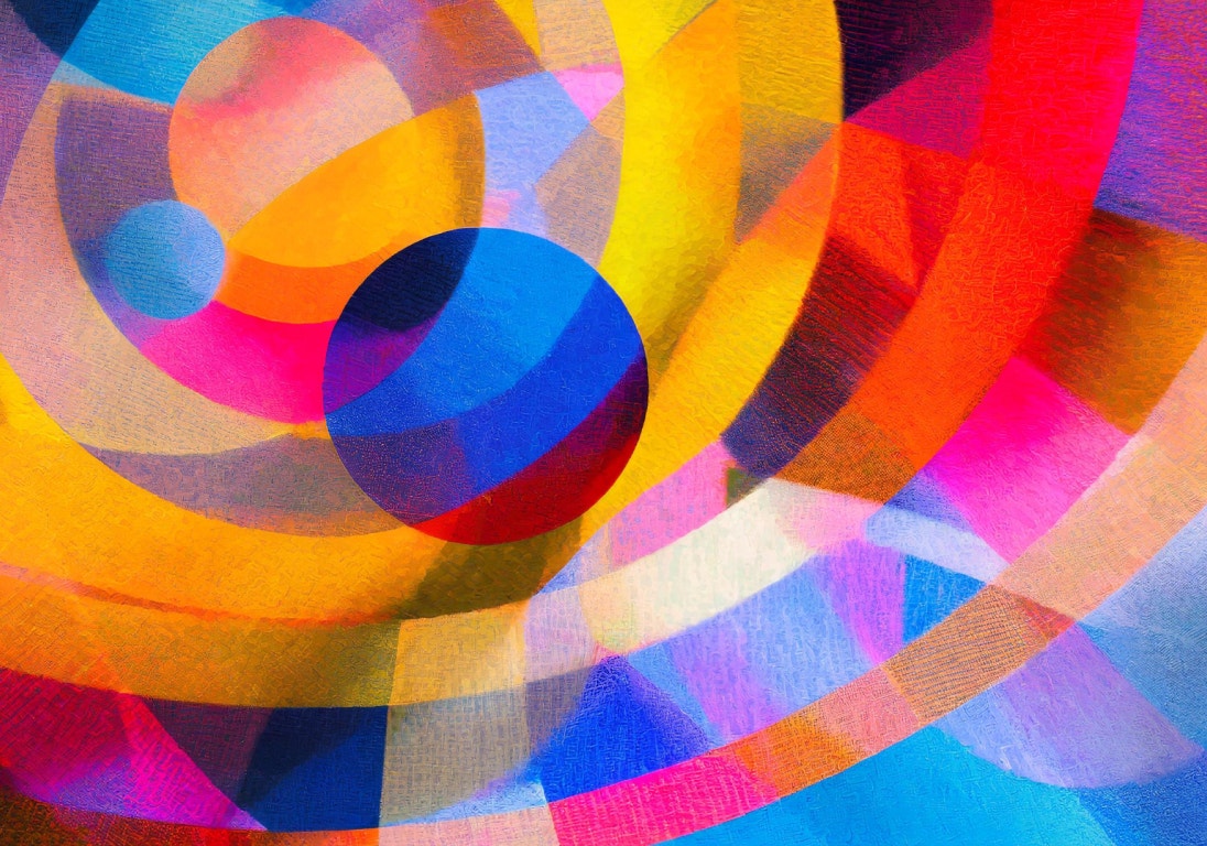 Abstract generative artwork from Adobe Firefly's launch announcement